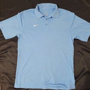 Men's Nike Polo Shirt, Light Blue, Size Medium